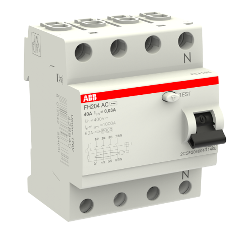 Srovės nuotekio apsauga FH204 AC-40A/0,03A ABB