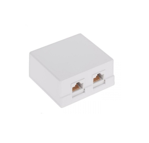 Lizdas kompiuterinis RJ45 8P8C 2 vietų v/t