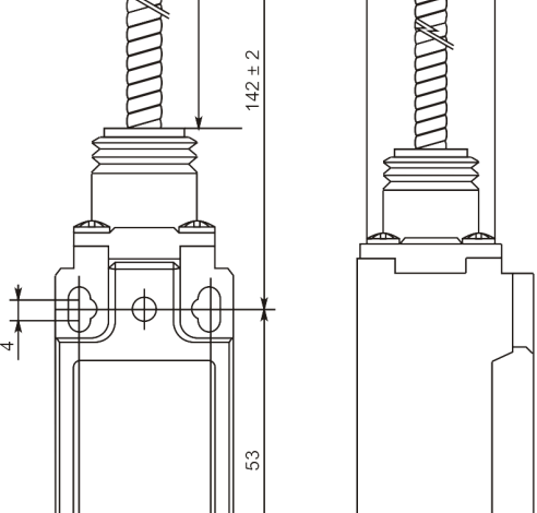 Galinis jungiklis FLS 15M 41P