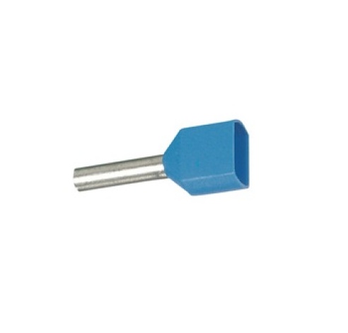 Antgalis gilzė APF/D 2x2,5mm²/10mm izoliuotas mėlynas